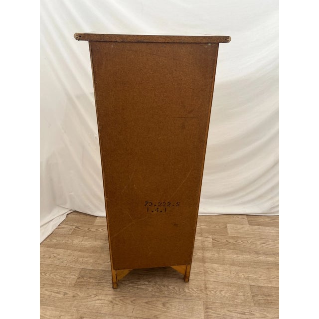 Vintage Retro Lingerie Dresser Chest Faux Bamboo Six Drawers Tropical Style For Sale - Image 9 of 9