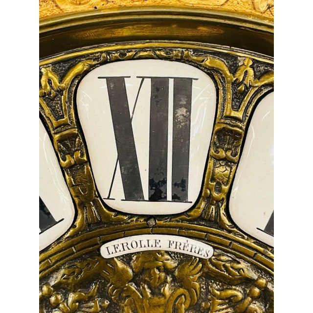 Bronze Sconce Wall or Cartel Clock. Lerolle Freres, Paris, Rare, Unusual For Sale - Image 4 of 13