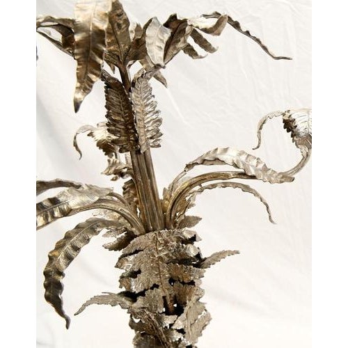 Silver Plate Palm Tree Candelabra, Sheffield For Sale - Image 13 of 18