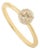 14k Solid Gold Modern Cluster Diamond Engagement Ring for Her Size 5 For Sale