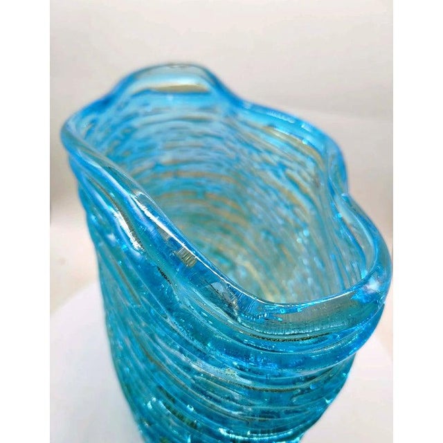 Mid-Century Modern Mid-Century Vase in Hand-Worked Murano Glass by Sergio Costantini, Italy, 1970s For Sale - Image 3 of 14