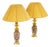 Satsuma Earthenware and Gilt Bronze Lamps, 1880s, Set of 2 For Sale