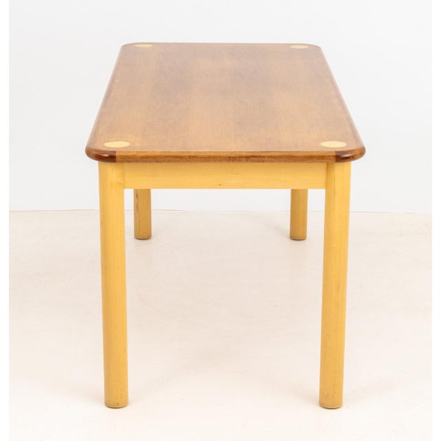 Wood Modern Maple L-Shaped Desk For Sale - Image 7 of 16