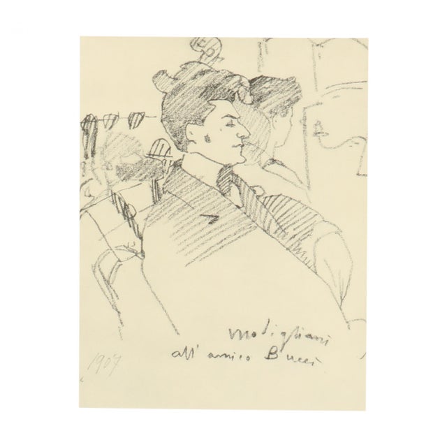 Mid 20th Century Amedeo Modigliani Forty-Five Drawings by Modigliani Reproduction Print Portfolio For Sale - Image 4 of 11