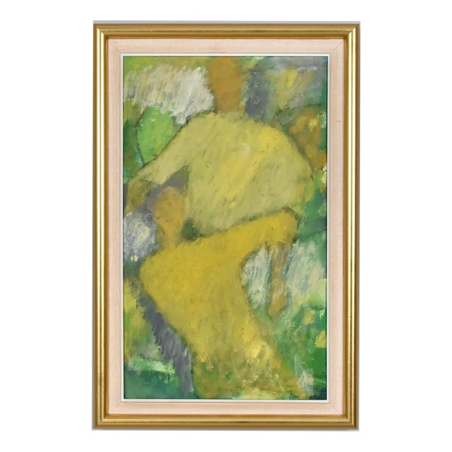 Karin Tholstrup, Figure, 1974, Oil on Canvas For Sale