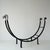 Mid to Late 20th Century Forged Wrought Iron Log Holder For Sale - Image 4 of 9