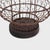 Chinese Hanging Wire Lantern, C. 1950 For Sale - Image 4 of 4