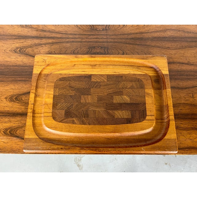 Danish Modern Teak Cutting Board For Sale - Image 9 of 13
