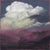 Nocturnal Glow by Adam Hall | Pastel Painting of a large cloud against a dark sky For Sale