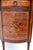 French 19th Century Marquetry Demi-Lune Server Commode, Specimen Marble Top For Sale - Image 14 of 17