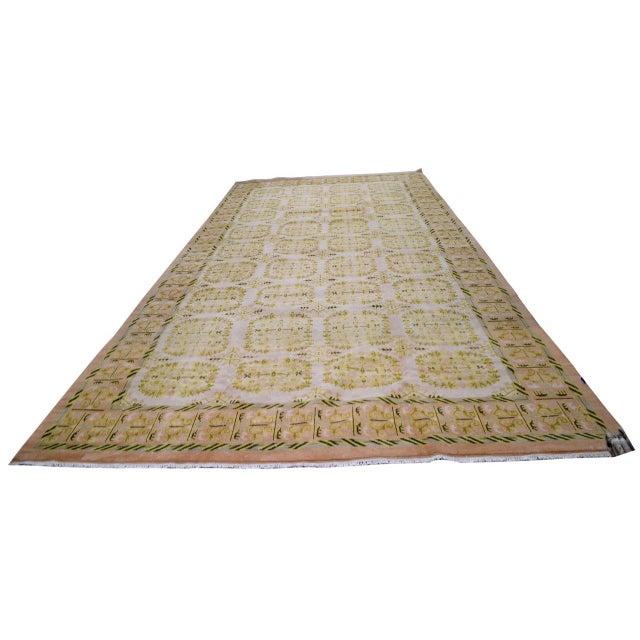 Hand-knotted with care using traditional rug-making techniques, this wool rug blends timeless craftsmanship with a modern...