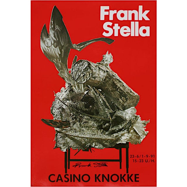 Frank Stella (1936) Casino Knokke, 1991 Exhibition poster for exhibition in Knokke in 1991. Some posters were signed by...