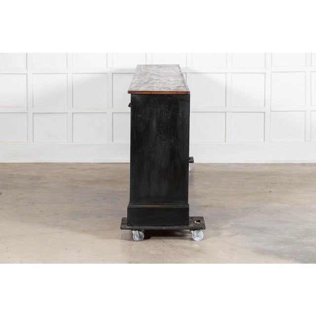 English Mahogany and Pine Shop Counter, 1890s For Sale - Image 15 of 17