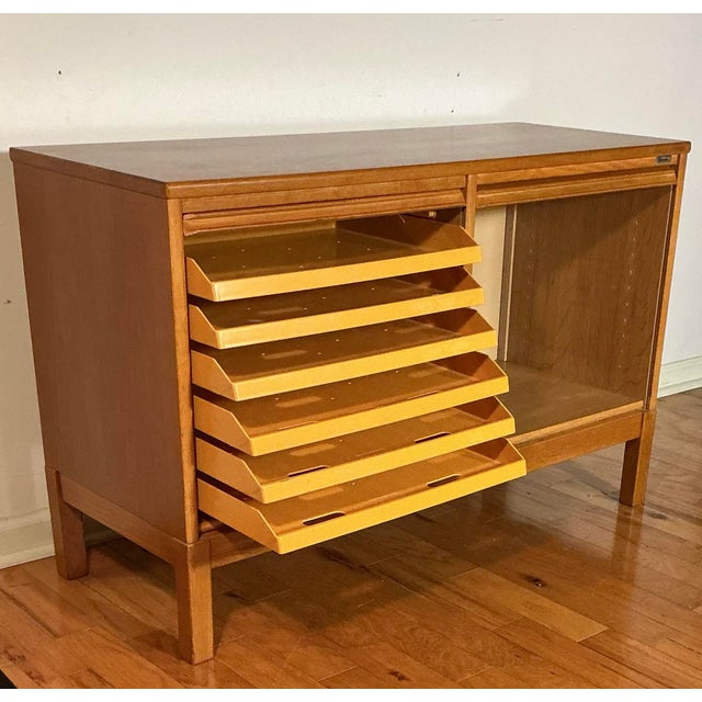 1970s Vintage Kinnarps Mobler Sweden Sideboard Filling Cabinet From the 1970’s For Sale - Image 5 of 12