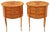 Vintage French MarquetryOval Bedside Tables, 1950s, Set of 2 For Sale - Image 12 of 12