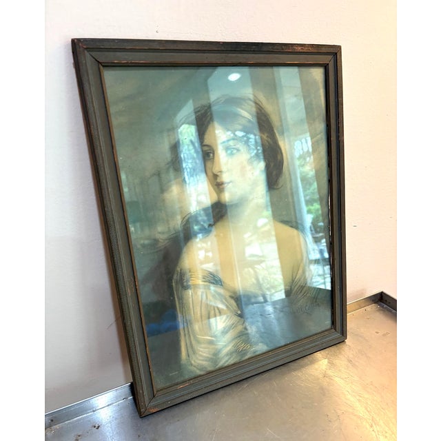Victorian Haskell Cottin Victorian Woman Portrait Print For Sale - Image 3 of 4