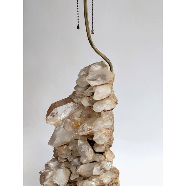 1940s 1940s Carole Stupell Quartz Rock Crystal Lamp For Sale - Image 5 of 10