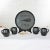 Vintage Black Clay Barro Negro Pottery Hot Chocolate Set Oaxaca Mexico 4 Mugs and Fish Tray - 6 pcs For Sale - Image 13 of 13
