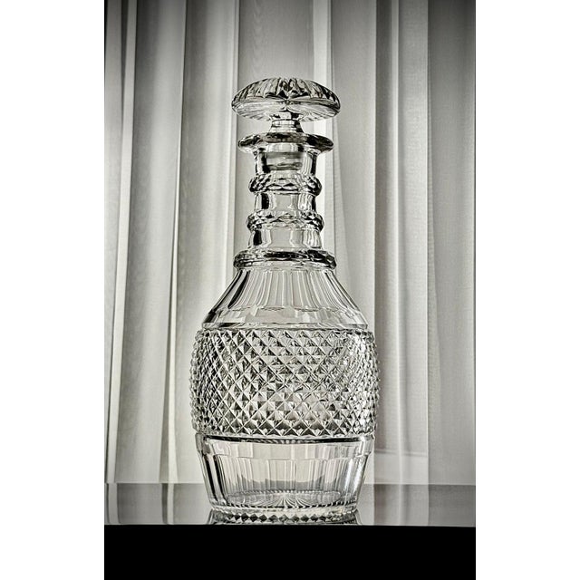 Vintage French Cut Crystal Magnum Decanter, 1930 For Sale - Image 18 of 18
