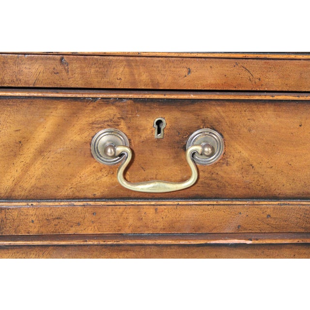 19th Century George III Style Mahogany Partners Desk WTH Leather Top For Sale - Image 10 of 13