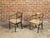 Wood Pair of English Regency Period Early 19th Century Black and Gold Armchairs For Sale - Image 7 of 12