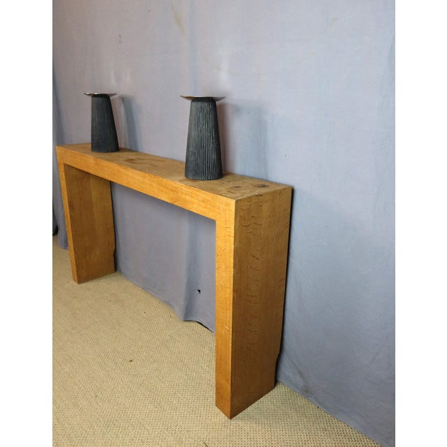 20th Century Oak Console, 1960s For Sale - Image 3 of 9