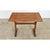 French, late 19th century solid oak table from a bistro or café, like an abbreviated refectory-style table for a wide...