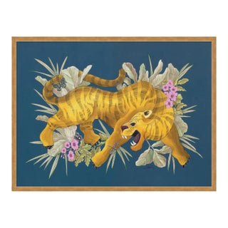 Beauty & the Beast by Allison Cosmos in Gold Frame, XL Art Print For Sale