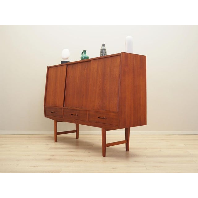 1960s Danish Teak Highboard, 1960s For Sale - Image 5 of 18