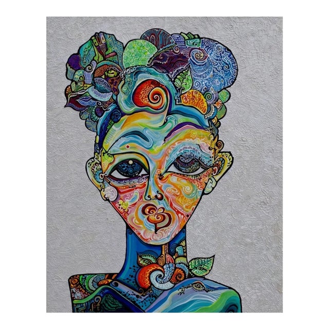 Alexander Arshansky Cubist Painting "Vulnerity" For Sale