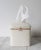 Vintage white and gold ceramic tissue box cover by Tommy Hilfiger. Makers mark inside. Dated 1998. Made in Thailand. Some...