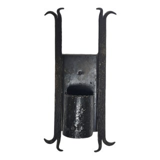 Brutalist Wall Lamp, Poland, 1970s For Sale
