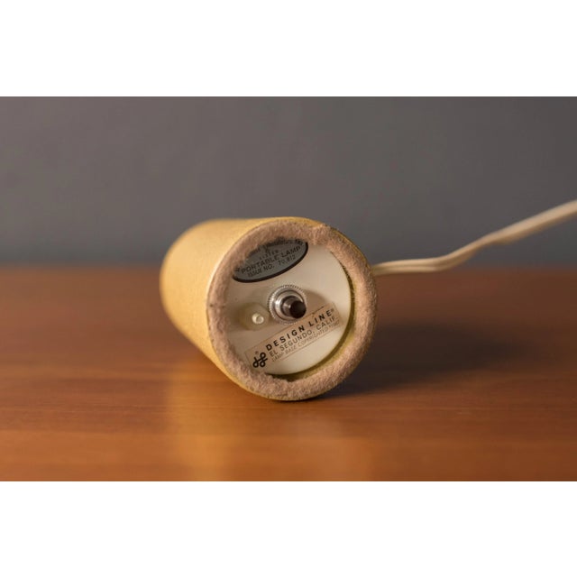 Tan Vintage California Pop Art Pickup Lite Table Lamp by Bill Curry for Design Line For Sale - Image 8 of 9