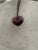 Glass Vintage 20th Century Glass February Amethyst Birthstone Bell Made For Sale - Image 7 of 8