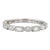 New 0.37ctw Diamond Ring 14k White Gold Size 6.5 Stackable Wedding Band For Sale