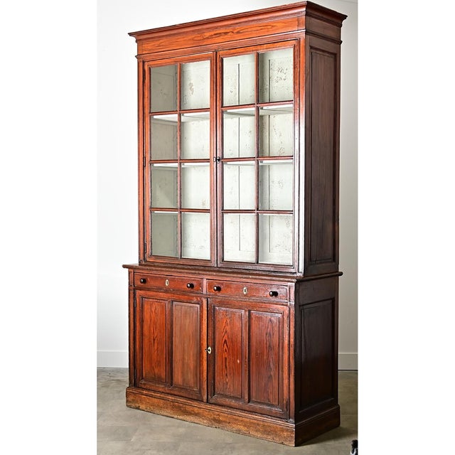 French French 19th Century Pine Bibliotheque For Sale - Image 3 of 16