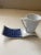 2010s Portugal Azulejo Ceramic Espresso Cup Saucer Tray Set Blue White Souvenir For Sale - Image 5 of 10