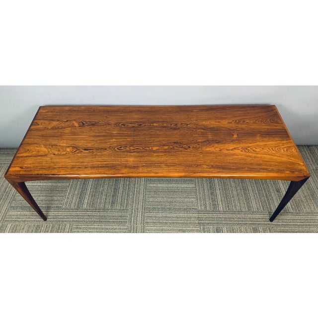 Wood 1960s Heltborg Møbler Rosewood Coffee Table Designed by Erling Torvits Model 165 For Sale - Image 7 of 9