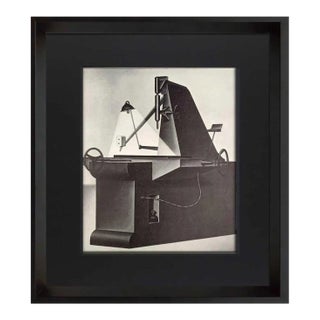 Konrad Klapheck "La Mère Superbe" Limited Edition Lithograph No. 12/150, Signed Justification, Custom Framed For Sale