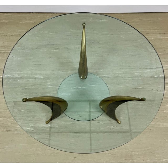 1970s Vintage Bronze Coffee Table by Willy Daro, 1970s For Sale - Image 5 of 6