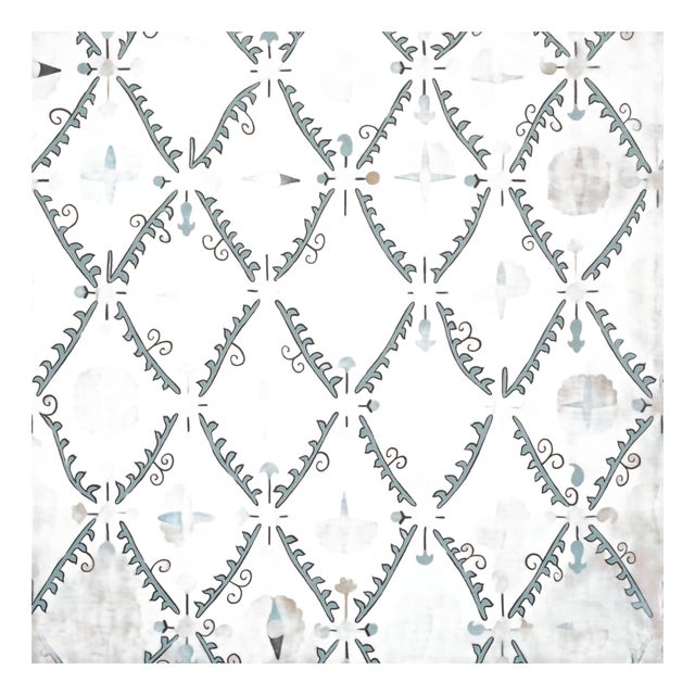 Sample - Schumacher x Johnson Hartig Amal Wallcovering in Almondine For Sale