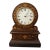 Early 19th Century English Regency Desk Clock With Inlay For Sale