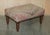 Original Vintage George Smith Kilim Upholstered Footstool for 2 People to Share For Sale - Image 11 of 14