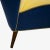 Petite Slipper Chair in the Style of James Mont For Sale In New York - Image 6 of 7