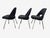 2000 - 2009 Early 2000s Charcoal Gray and Cream Executive Chairs by Saarinen for Knoll- A Set For Sale - Image 5 of 12