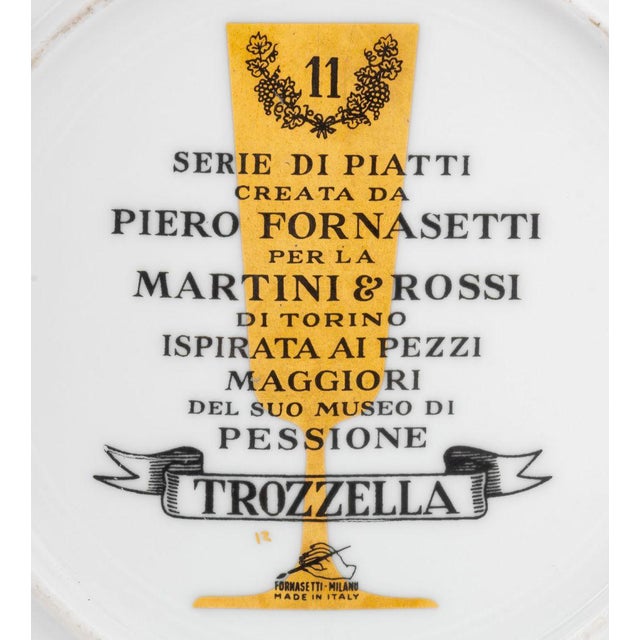 Late 20th Century Fornasetti Porcelain Tableware, 3 Pcs. For Sale - Image 5 of 16