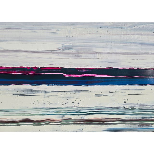 Paper Pacific Ocean / Palisades No. 3 — Original Abstract Seascape by Diane Grant | Color Field For Sale - Image 7 of 8