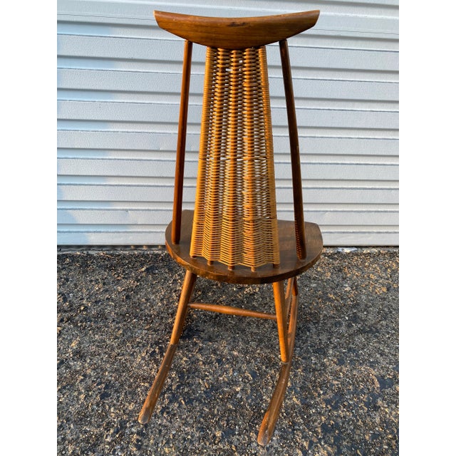 Mid-Century Modern Rocking Chair Attributed to Ilmari Tapiovaara for Asko, Finland, 1950s For Sale - Image 3 of 10