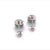 Natural Emerald Diamond Stud Earrings 14k Gold 2.74 TCW Certified For Sale - Image 4 of 12