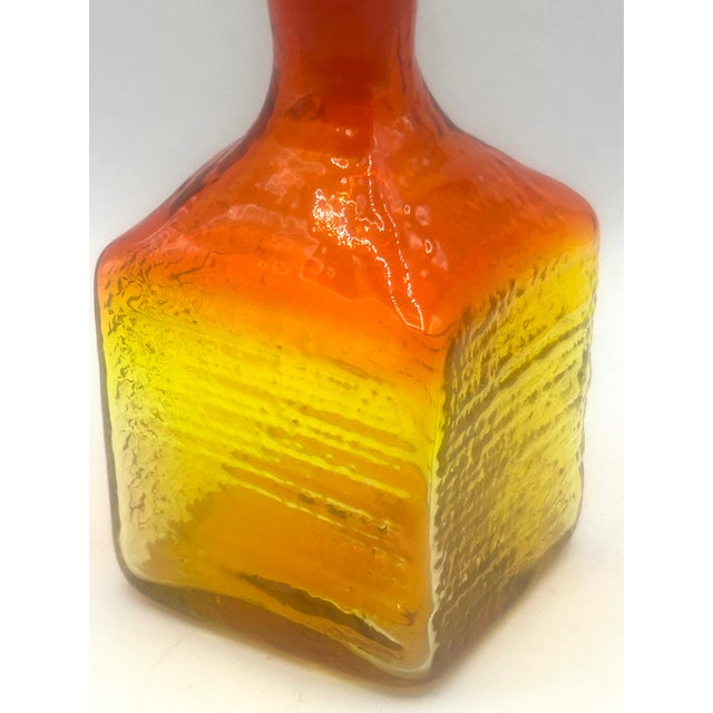 Vintage 1962 Blenko Wayne Husted 6224s Amberina Glass Decanter For Sale In Los Angeles - Image 6 of 10